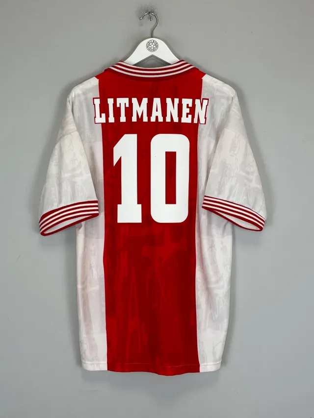 1996/97 AJAX LITMANEN #10 HOME SHIRT (L) UMBRO | Cult Kits