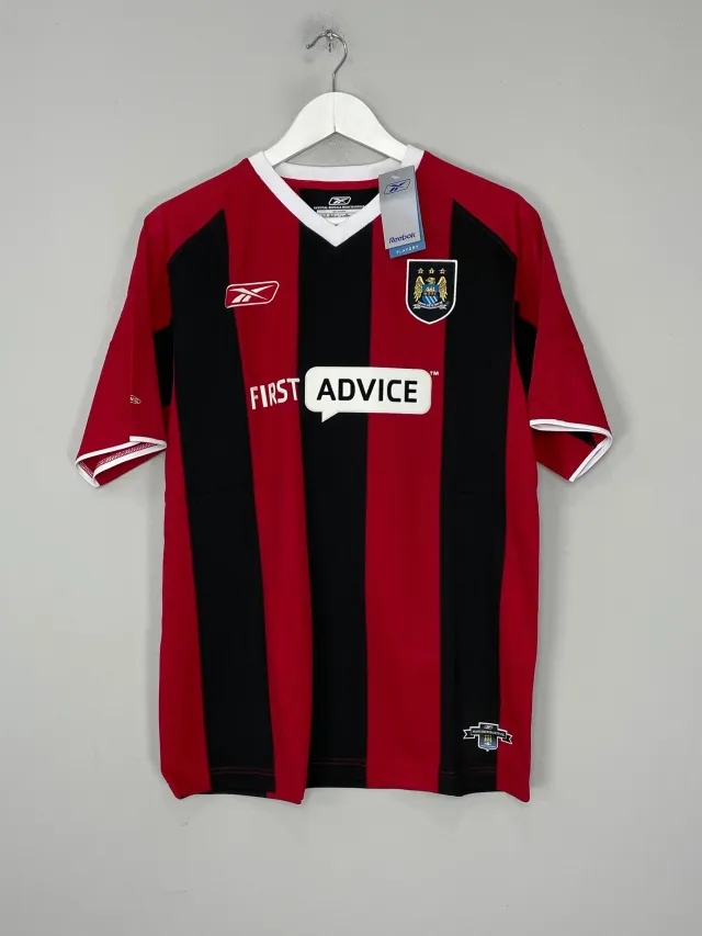 CULT KITS - 2003/04 MANCHESTER CITY *BNWT* AWAY SHIRT (M) REEBOK