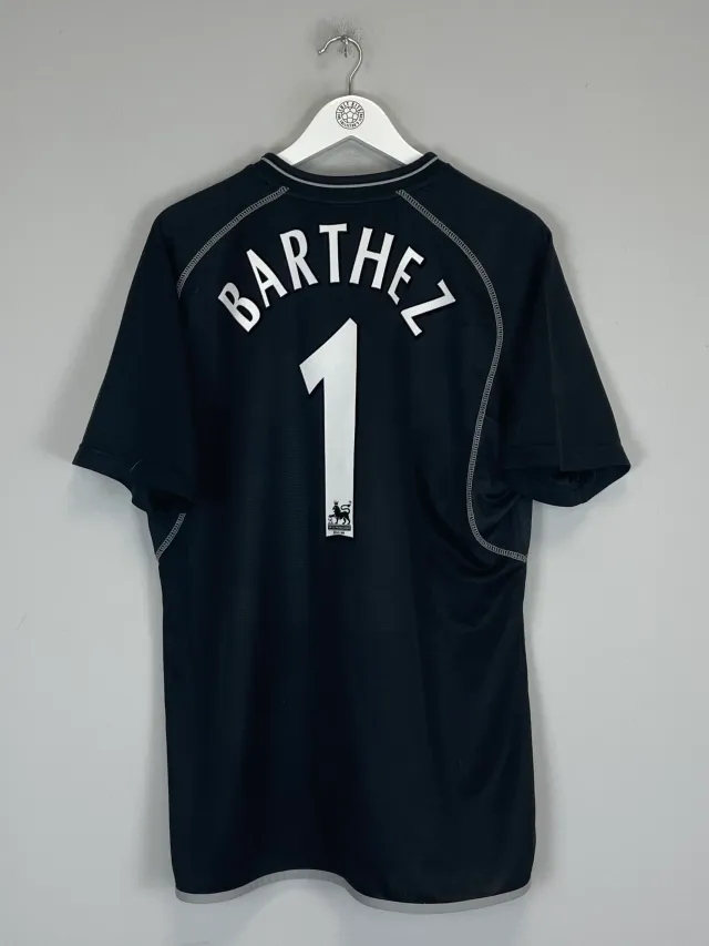 CULT KITS - 2000/01 MANCHESTER UNITED BARTHEZ #1 GK SHIRT (L) UMBRO