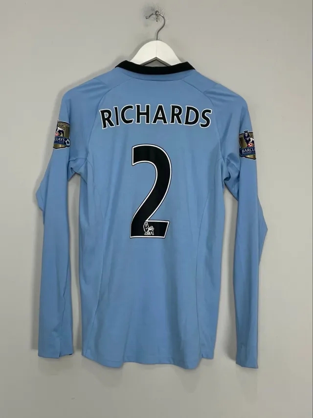 CULT KITS - 2012/13 MANCHESTER CITY RICHARDS #2 L/S HOME SHIRT (S) UMBRO