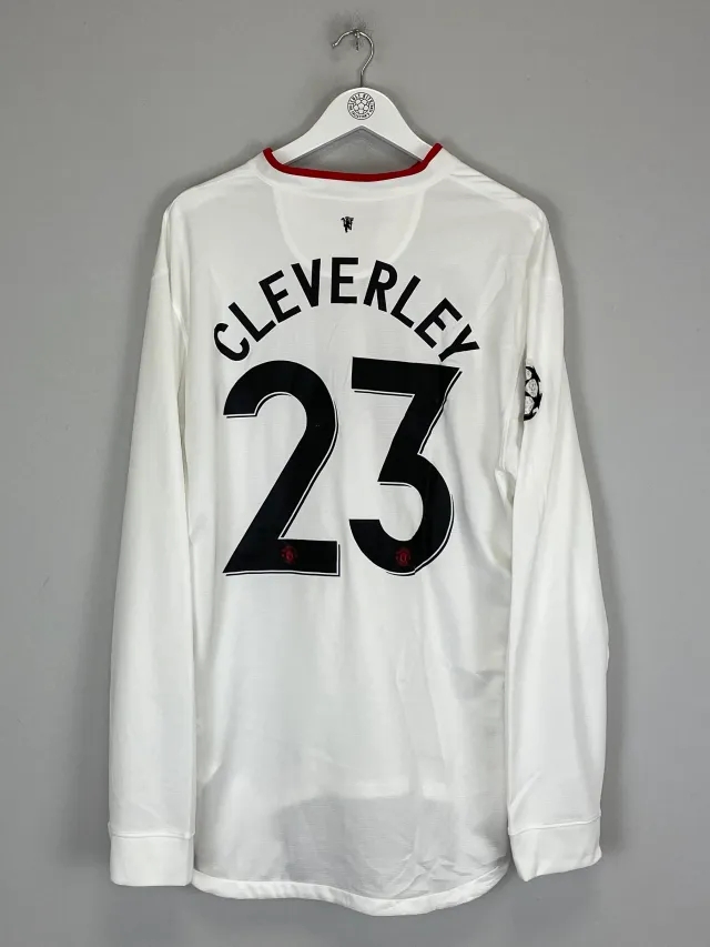 CULT KITS - 2012/13 MANCHESTER UNITED CLEVERLEY #23 L/S C/L AWAY SHIRT (XXL) NIKE