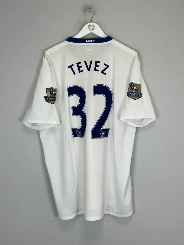 CULT KITS - 2008/09 MANCHESTER UNITED TEVEZ #32 AWAY SHIRT (XXL) NIKE