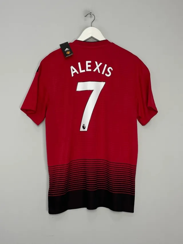 CULT KITS - 2018/19 MANCHESTER UNITED ALEXIS #7 *BNWT* HOME SHIRT (L) ADIDAS
