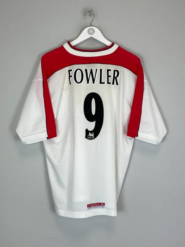 CULT KITS - 1998/00 LIVERPOOL FOWLER #9 AWAY SHIRT (L) REEBOK