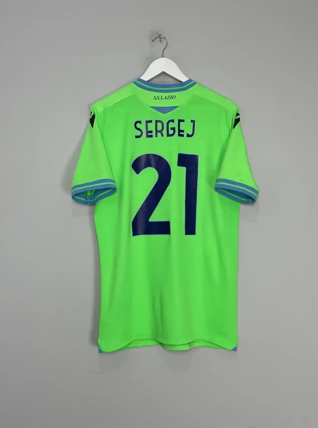 CULT KITS - 2020/21 LAZIO SERGEJ #21 AWAY SHIRT (XL) MACRON