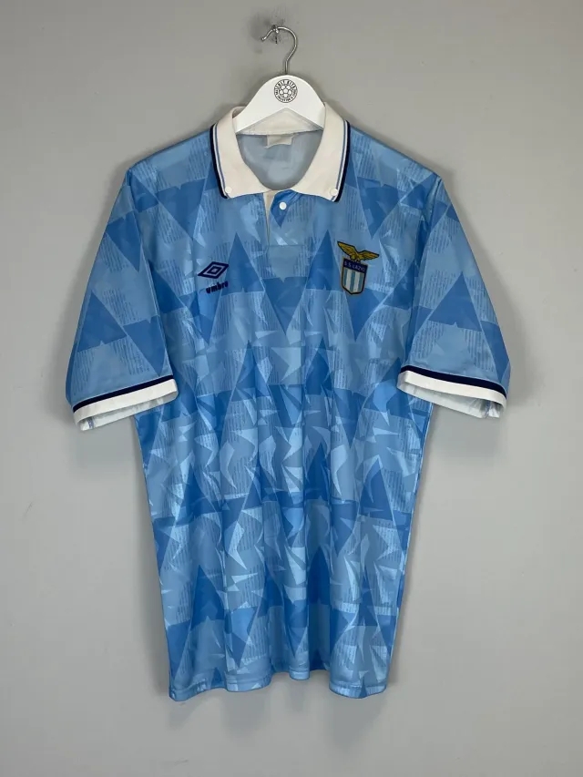 CULT KITS - 1989/91 LAZIO #3 HOME SHIRT (L) UMBRO