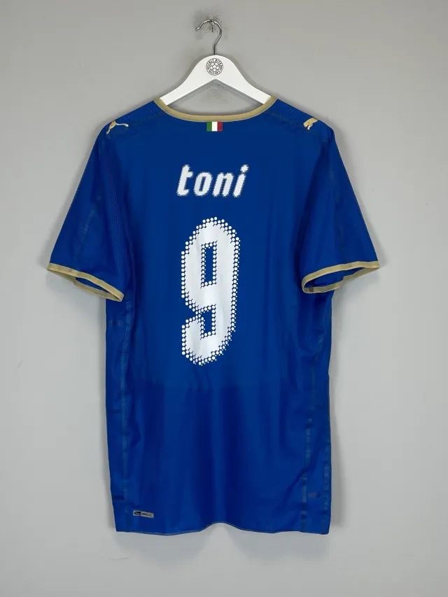 CULT KITS - 2008/09 ITALY TONI #9 *PLAYER ISSUE* HOME SHIRT (XXL) PUMA