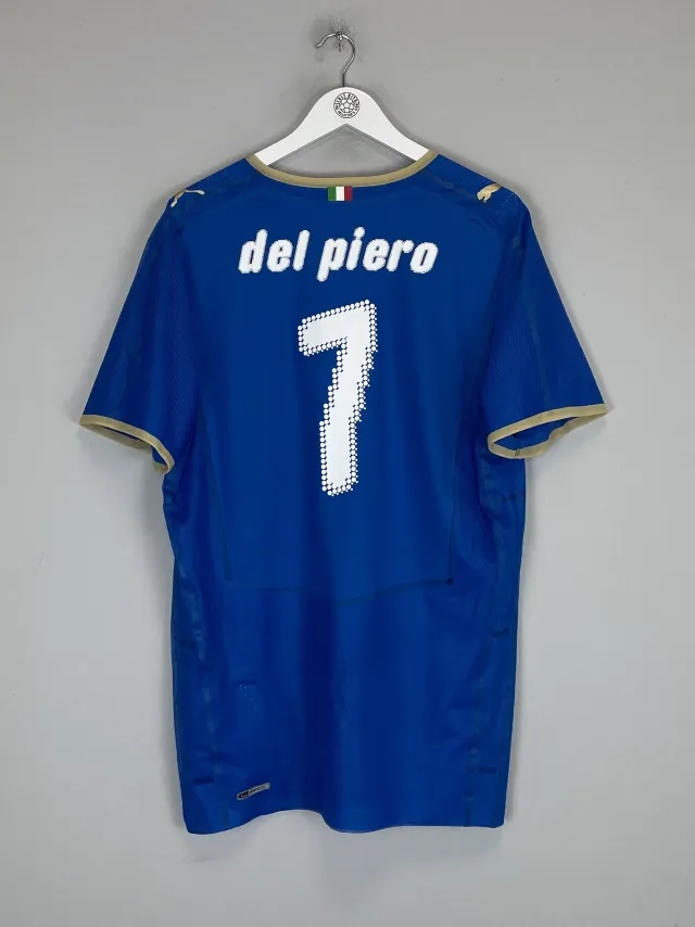 CULT KITS - 2007/08 ITALY DEL PIERO #7 *PLAYER ISSUE* HOME SHIRT (XXL) PUMA