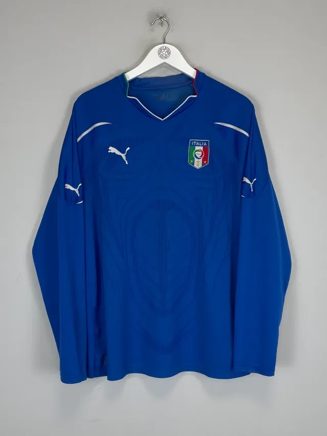 CULT KITS - 2010/11 ITALY L/S HOME SHIRT (XL) PUMA