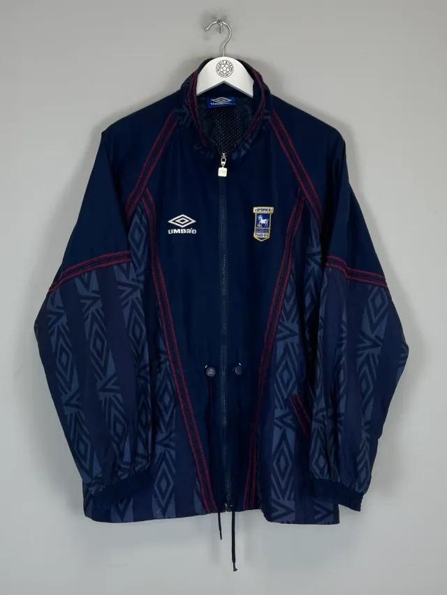 CULT KITS - 1996/97 IPSWICH TOWN TRACK JACKET (L) UMBRO