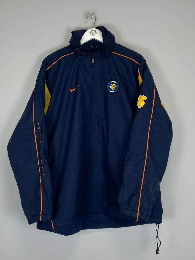 CULT KITS - 2001/02 INTER MILAN FLEECE LINED JACKET (L) NIKE