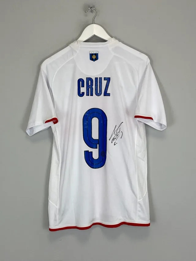 CULT KITS - 2007/08 INTER MILAN CRUZ #9 *SIGNED* CENTENARY AWAY SHIRT (M) NIKE