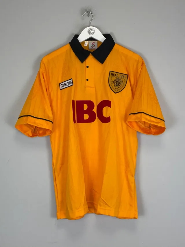 CULT KITS - 1995/97 HULL CITY *MINT* HOME SHIRT (L) SUPER LEAGUE