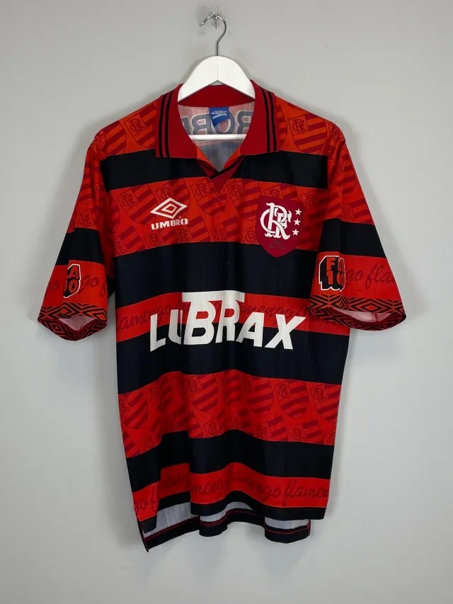 CULT KITS - 1994/95 FLAMENGO *CENTENARY* HOME SHIRT (L) UMBRO