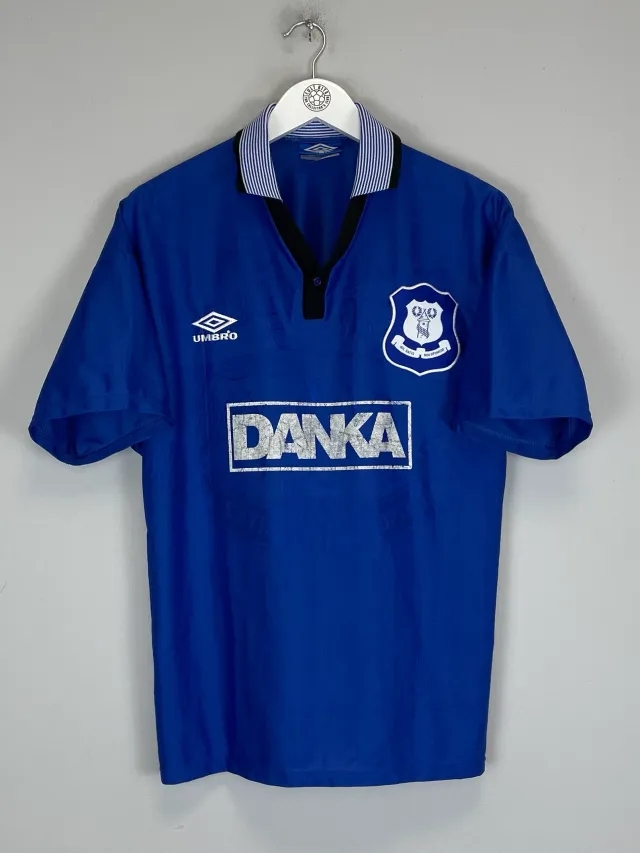 CULT KITS - 1995/97 EVERTON HOME SHIRT (M) UMBRO