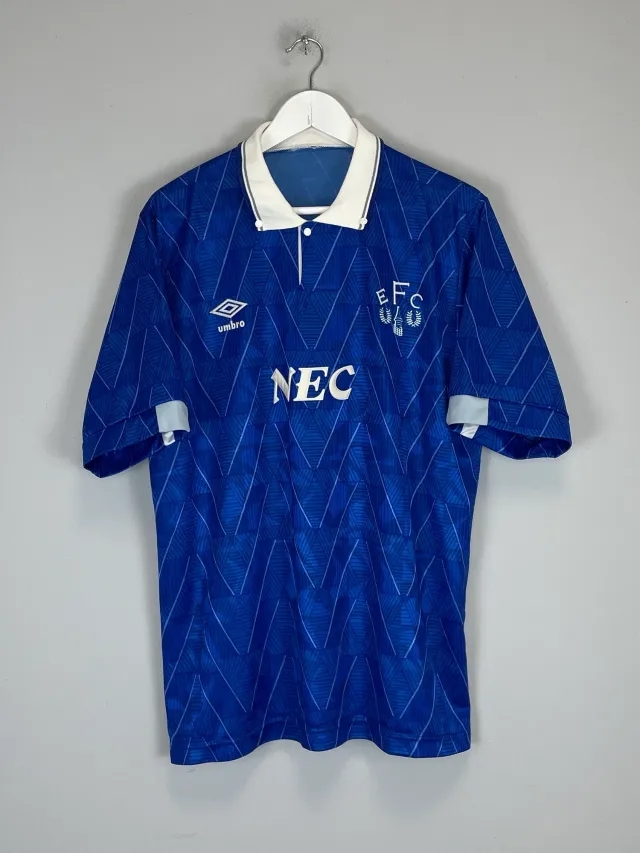 CULT KITS - 1988/91 EVERTON HOME SHIRT (XL) UMBRO