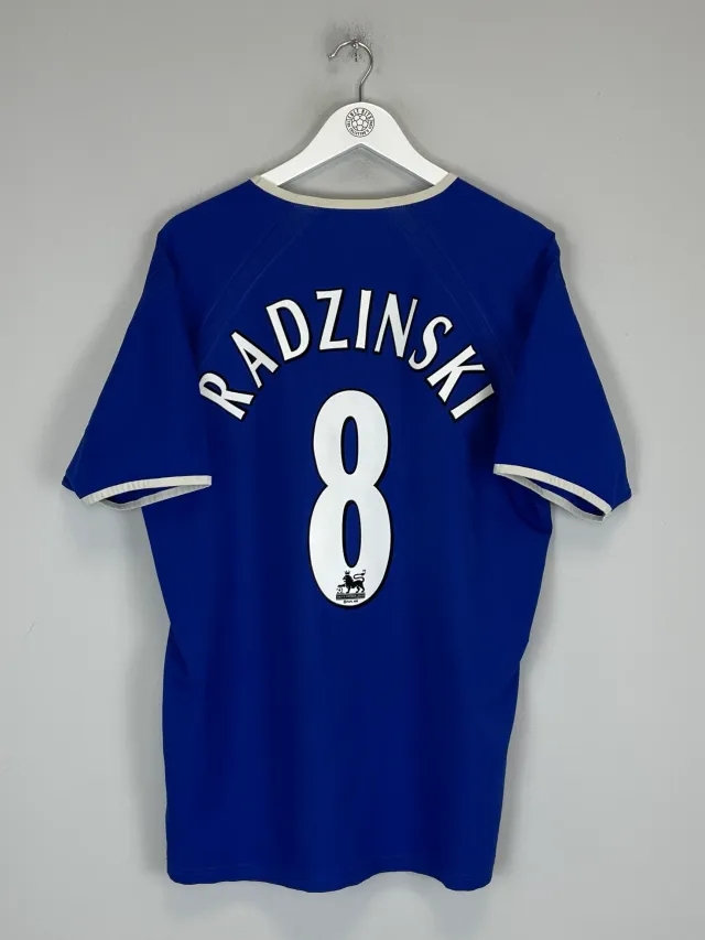 CULT KITS - 2003/04 EVERTON RADZINSKI #8 HOME SHIRT (L) PUMA