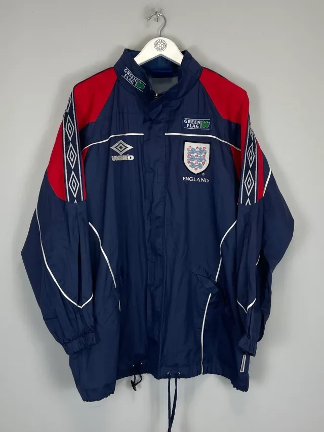 CULT KITS - 1995/97 ENGLAND TRACK JACKET (M) UMBRO