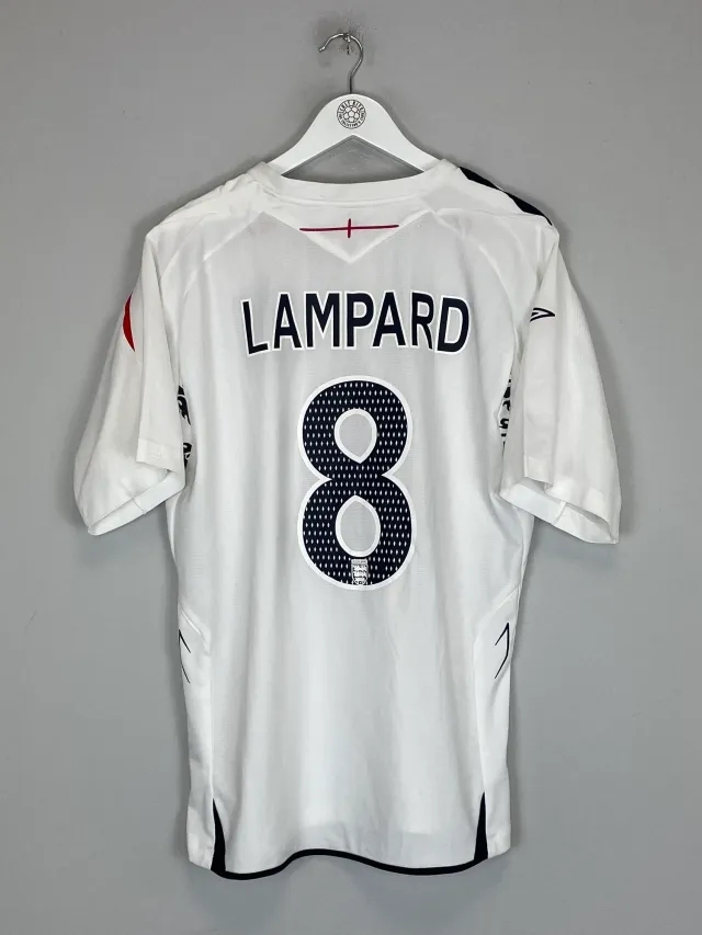 CULT KITS - 2007/09 ENGLAND LAMPARD #8 HOME SHIRT (XL) UMBRO