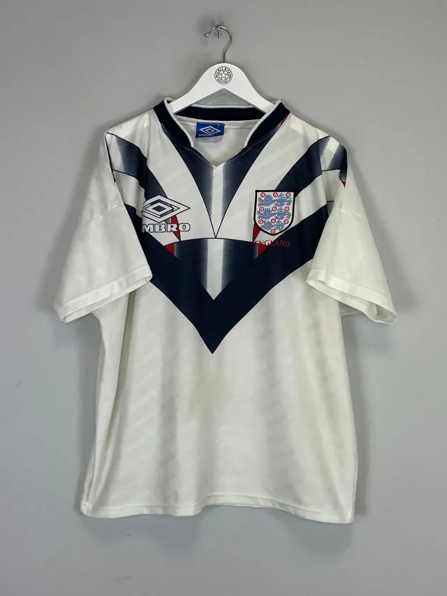 CULT KITS - 1992/94 ENGLAND TRAINING SHIRT (XL) UMBRO