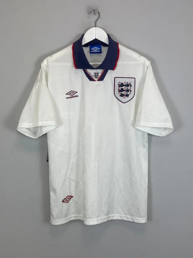CULT KITS - 1993/95 ENGLAND HOME SHIRT (L) UMBRO