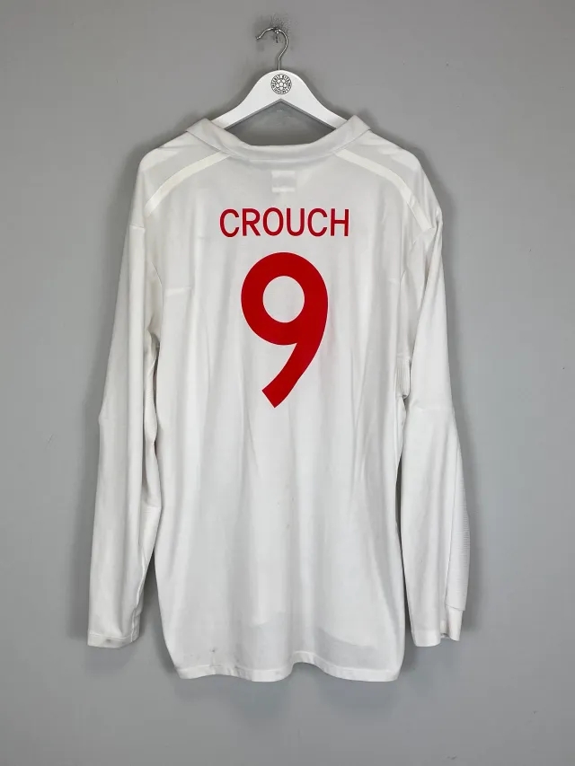 2009/10 ENGLAND CROUCH #9 L/S HOME SHIRT (XXL) UMBRO | Cult Kits