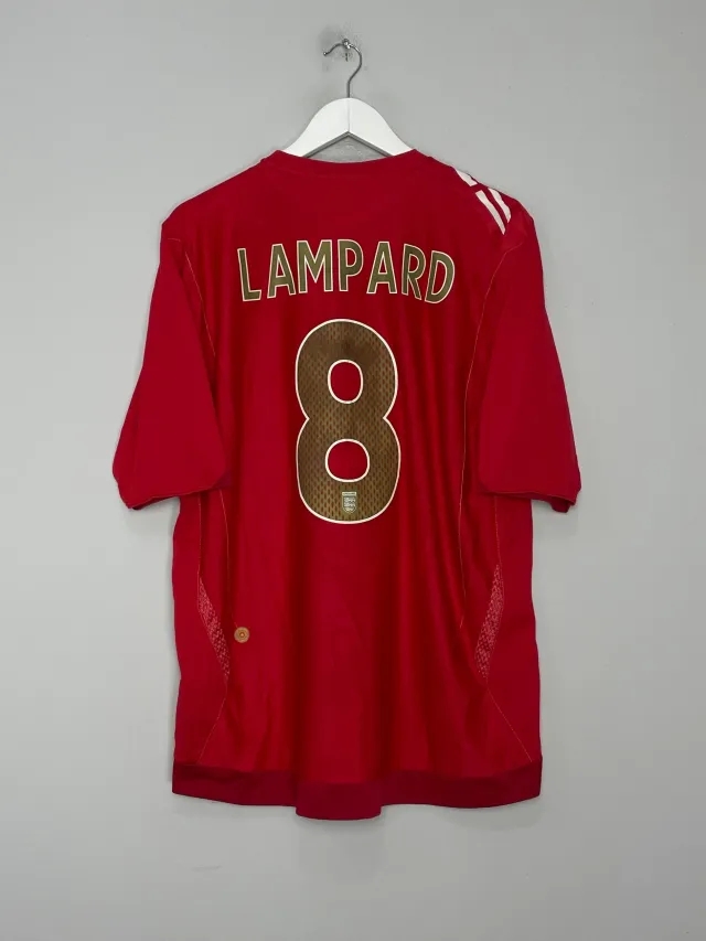 CULT KITS - 2006/08 ENGLAND LAMPARD #8 AWAY SHIRT (XXL) UMBRO
