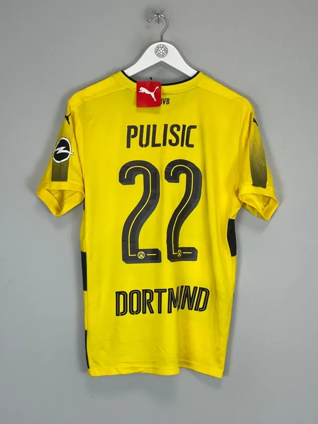 CULT KITS - 2017/18 DORTMUND PULISIC #22 *BNWT* HOME SHIRT (M) PUMA