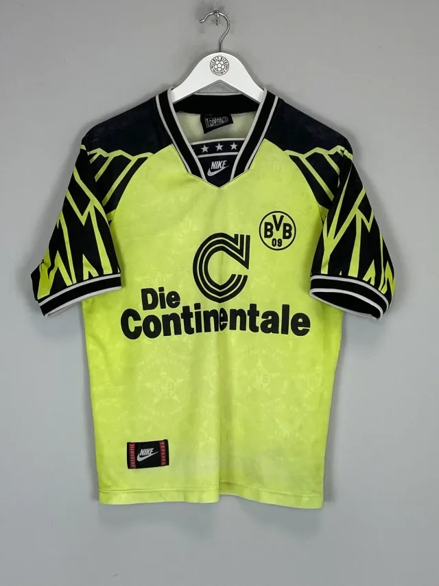 Cult Kits - 1994/95 DORTMUND HOME SHIRT (XS) NIKE