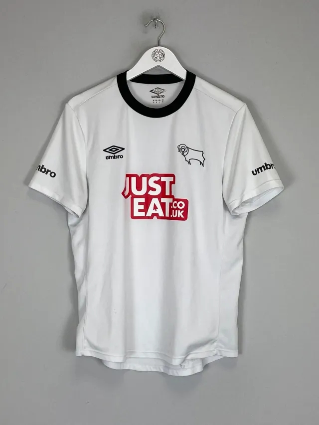 CULT KITS - 2014/15 DERBY COUNTY HOME SHIRT (M) UMBRO