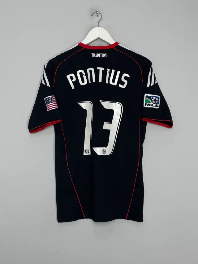 CULT KITS - 2010 DC UNITED PONTIUS #13 *PLAYER ISSUE* HOME SHIRT (M) ADIDAS