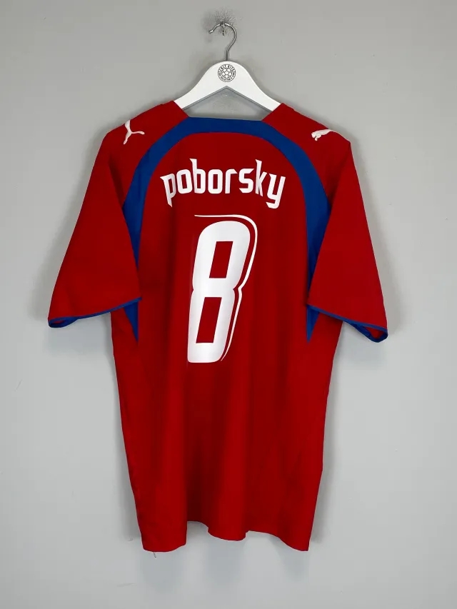 2006/08 CZECH REPUBLIC POBORSKY #8 HOME SHIRT (L) PUMA | Cult Kits