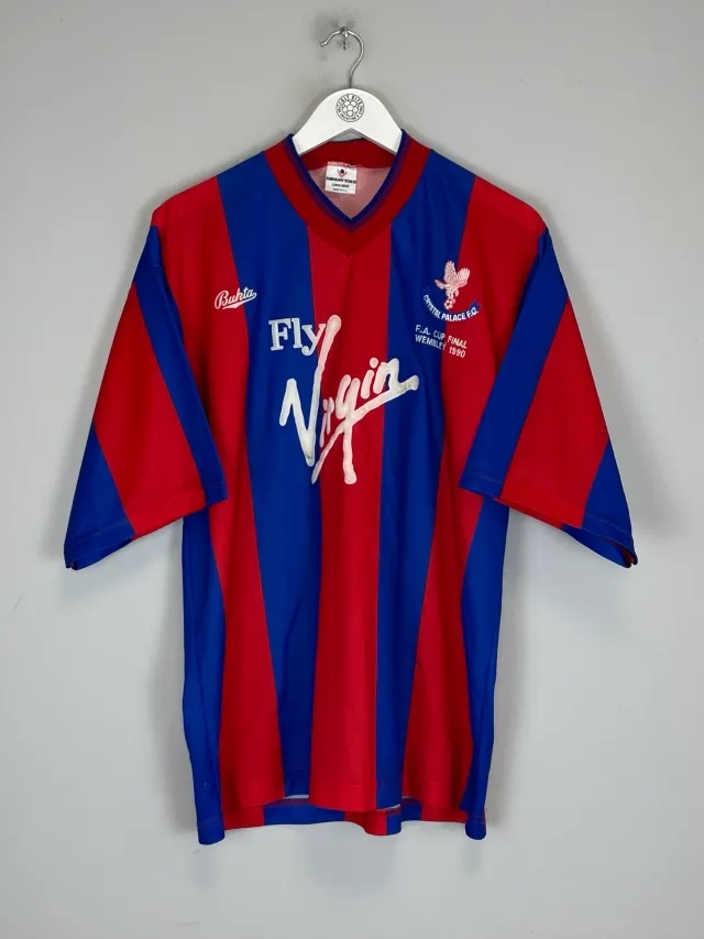 CULT KITS - 1989/90 CRYSTAL PALACE *FA CUP FINAL* HOME SHIRT (L) BUKTA