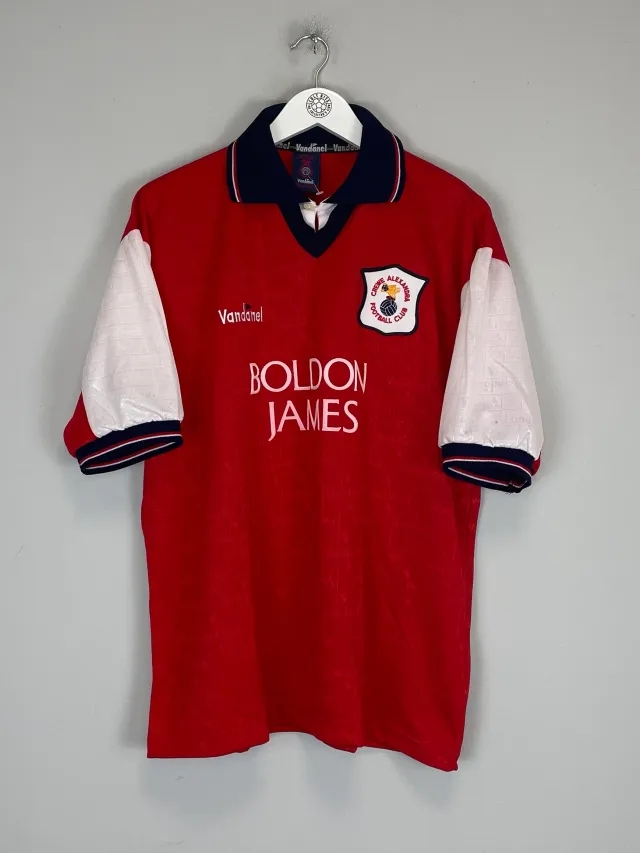 CULT KITS - 1995/96 CREWE ALEXANDRA *MINT* HOME SHIRT (L) VANDANEL