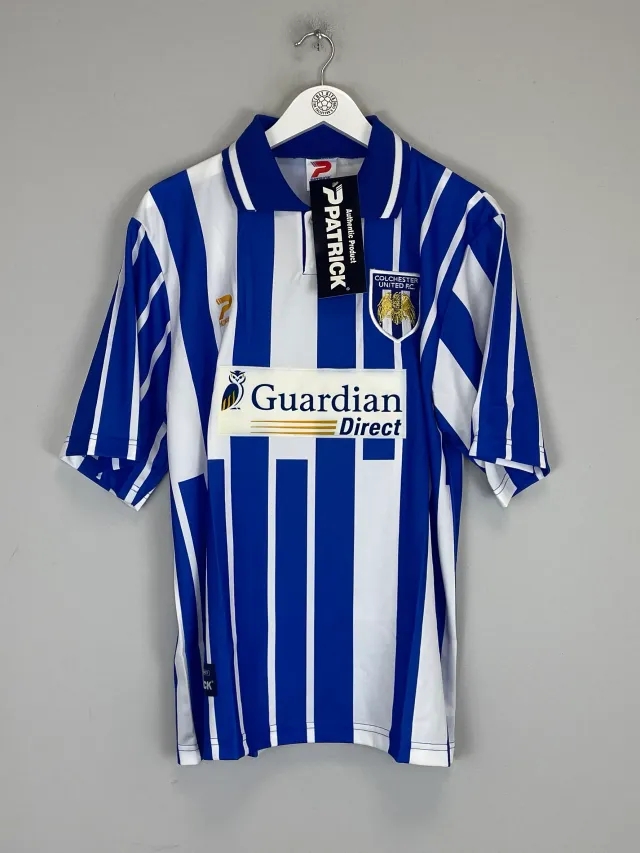 CULT KITS - 1998/99 COLCHESTER UNITED *BNWT* HOME SHIRT (L) PATRICK
