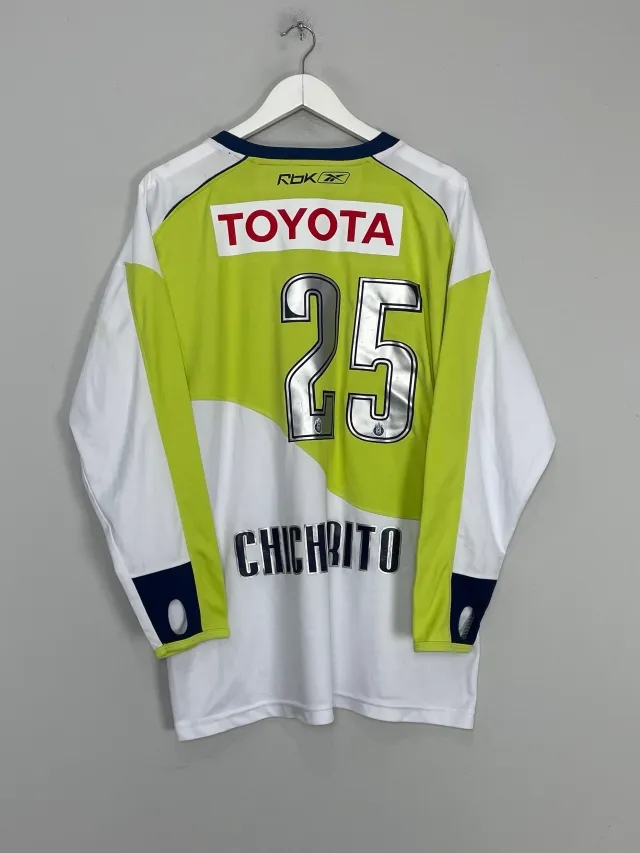 CULT KITS - 2008/09 CHIVAS GUADALAJARA CHICHARITO #25 L/S AWAY SHIRT (XL) REEBOK