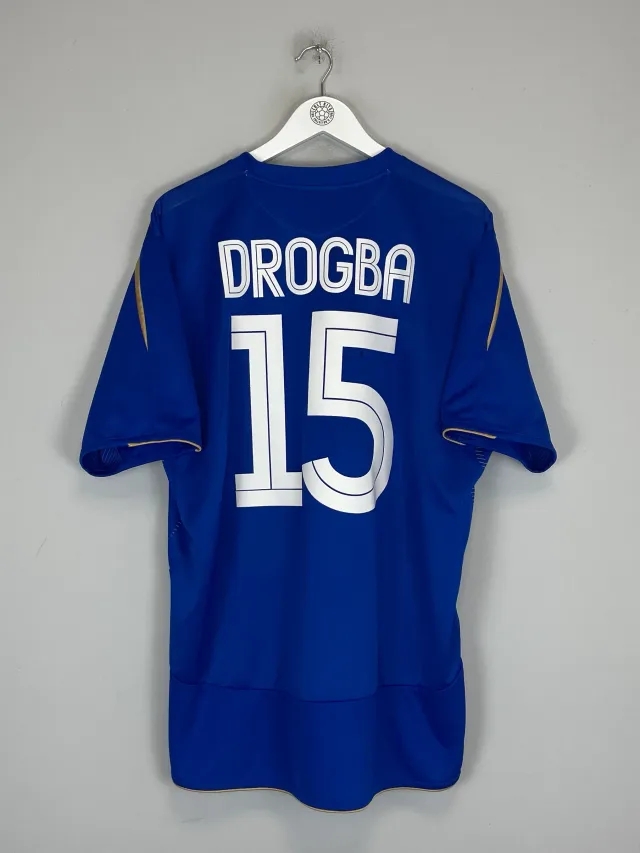 CULT KITS - 2005/06 CHELSEA DROGBA #15 *CENTENARY* HOME SHIRT (XXL) UMBRO