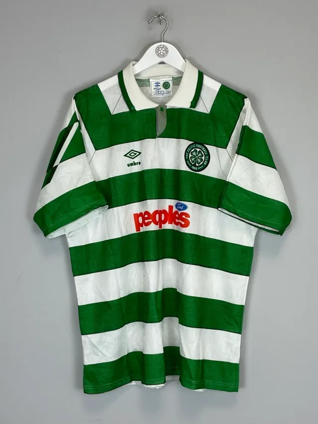 CULT KITS - 1991/92 CELTIC HOME SHIRT (XL) UMBRO