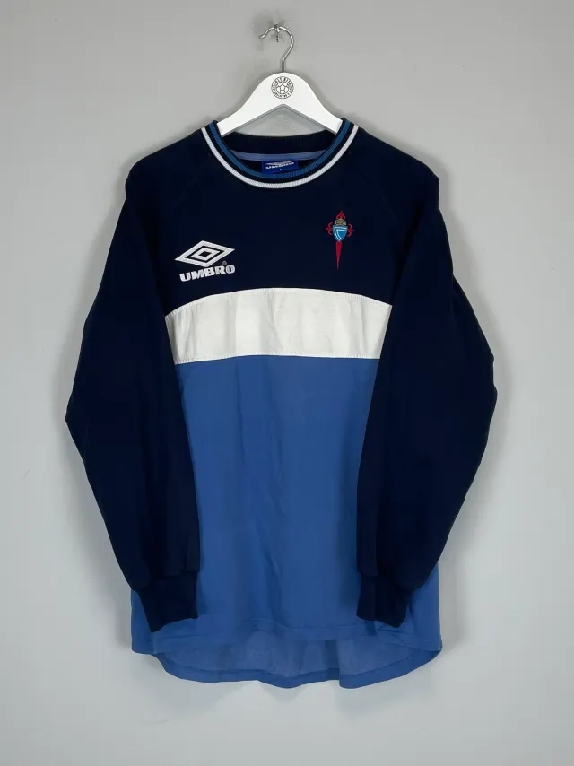 CULT KITS - 1998/99 CELTA VIGO SWEATSHIRT (S) UMBRO
