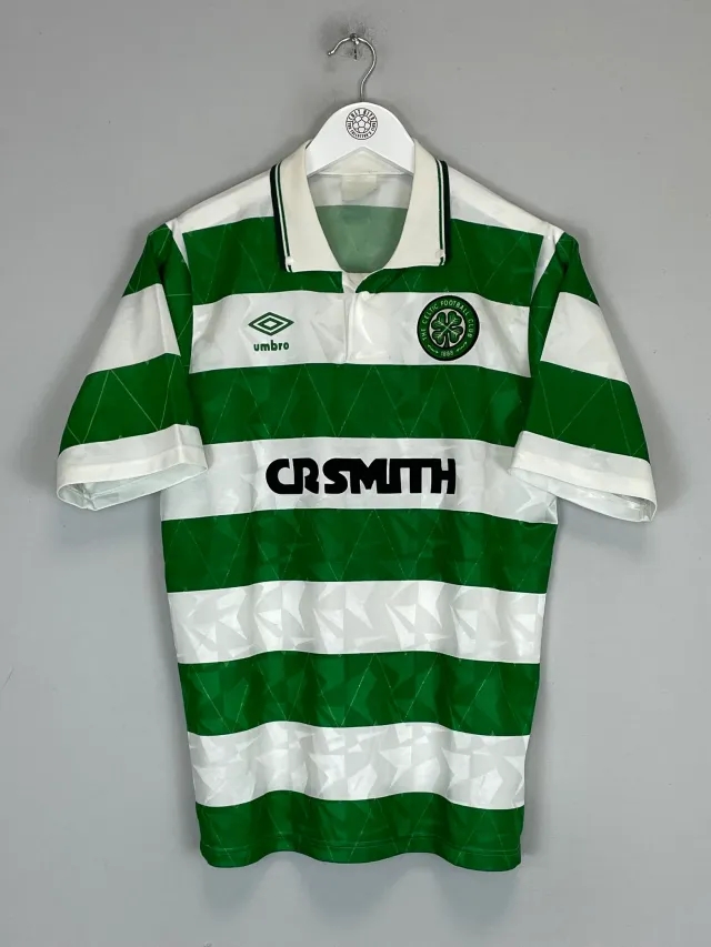 CULT KITS - 1989/91 CELTIC HOME SHIRT (M) UMBRO