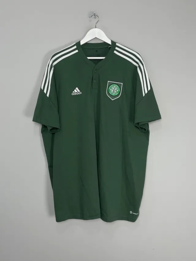 CULT KITS - 2022/23 CELTIC POLO SHIRT (XXXL) ADIDAS