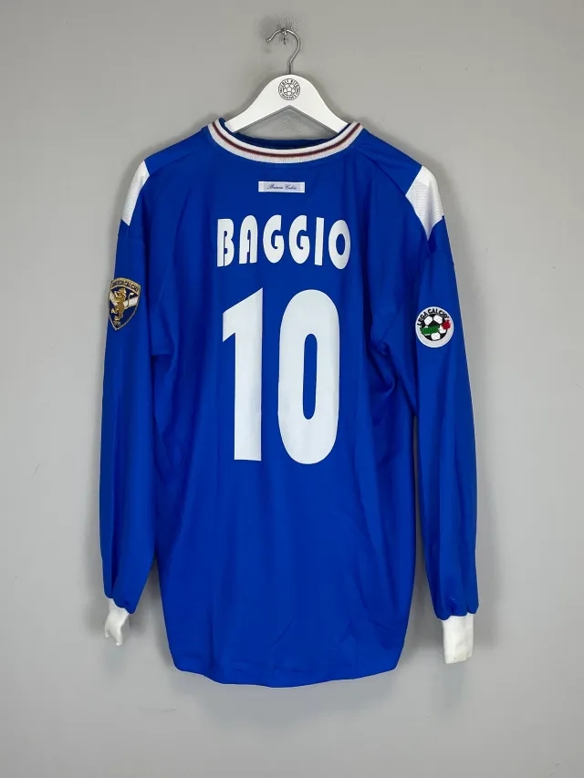 CULT KITS - 2001/02 BRESCIA BAGGIO #10 L/S HOME SHIRT (XL) GARMAN