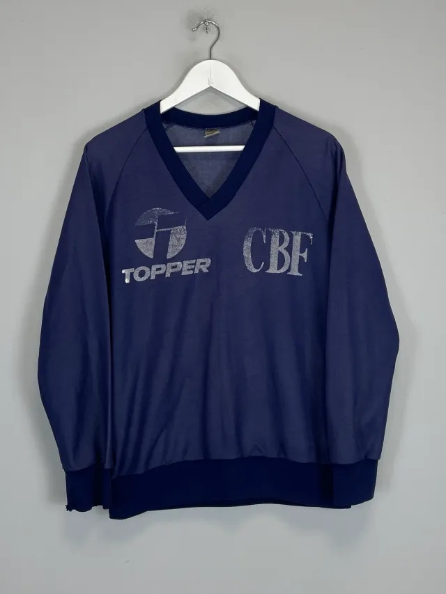 CULT KITS - 1980/84 BRAZIL TRAINING SHIRT (M) TOPPER