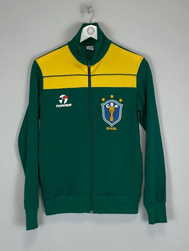 CULT KITS - 1980/82 BRAZIL TRACK JACKET (S) TOPPER