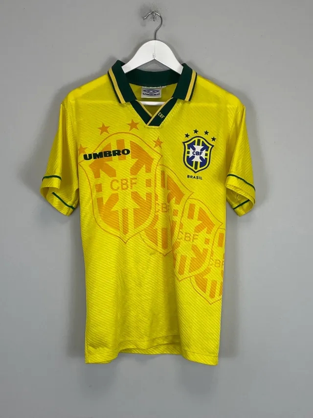 CULT KITS - 1994/97 BRAZIL HOME SHIRT (S) UMBRO