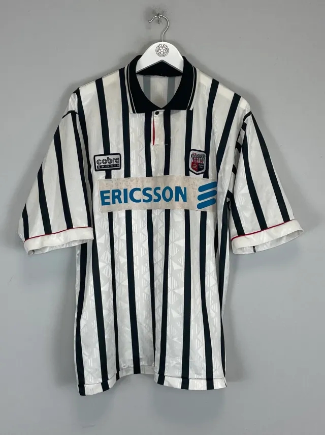 CULT KITS - 1996/98 BRENTFORD #7 *MATCH ISSUE* AWAY SHIRT (L) COBRA SPORTS