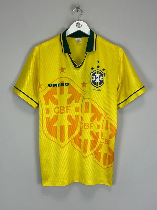 CULT KITS - 1994 BRAZIL #19 HOME SHIRT (M) UMBRO