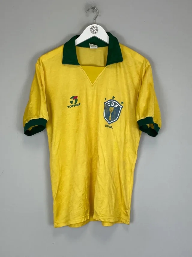 CULT KITS - 1985/88 BRAZIL HOME SHIRT (L) TOPPER