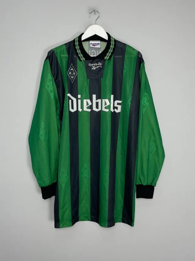 CULT KITS - 1995/96 MONCHENGLADBACH L/S HOME SHIRT (L) REEBOK