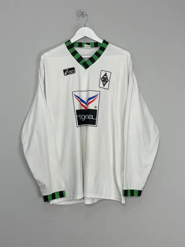 CULT KITS - 1992/94 MONCHENGLADBACH L/S HOME SHIRT (XL) ASICS